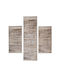 Madi Σετ Μοντέρνα Χαλιά Κρεβατοκάμαρας Brown MD690232 3τμχ