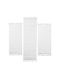Balsan Shaggy Bedroom Rugs Set White P621555 3pcs