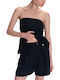 Women's Linen Shorts Black