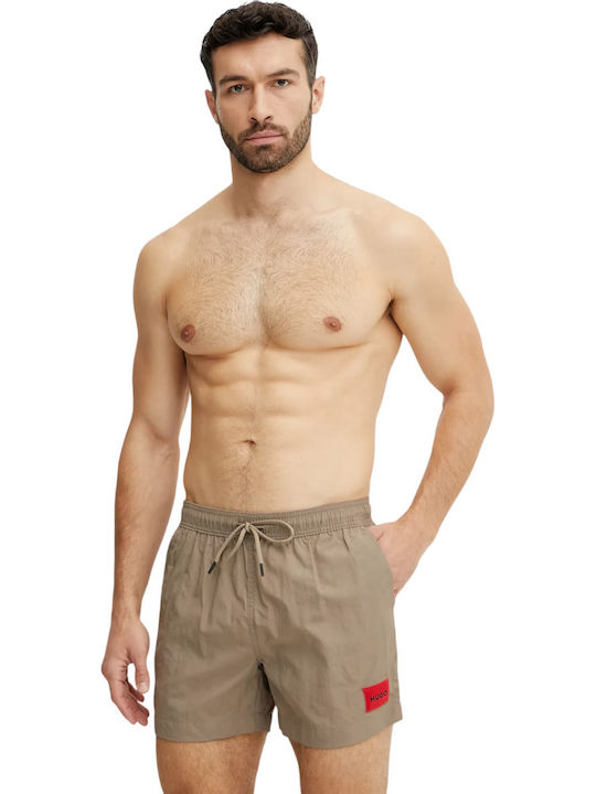 Hugo Dominica Ανδρικό Μαγιό Σορτς Medium Brown