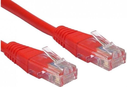 Cablu UTP Spacer SP-PT-CAT5-1M-R Cablu De Rețea Cat.5e 1 M Roșu