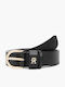 Leather Women's Belt Black
