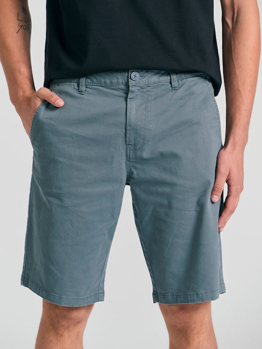 Garage Fifty5 Ανδρική Βερμούδα Chino Steel Grey