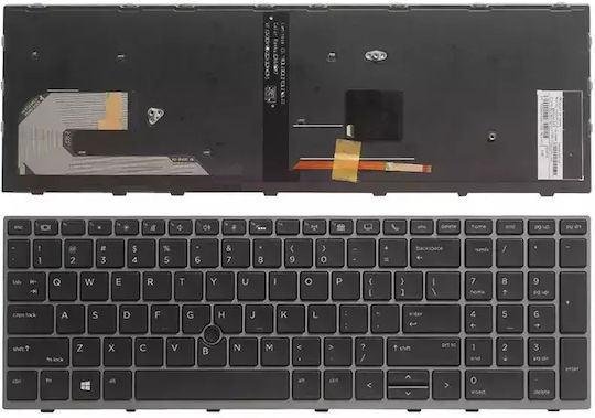 Hp Elitebook 850 G5 Задно Осветяване Лаптоп Клавиатура Английски Език (САЩ)