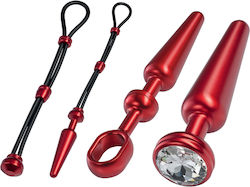 Malesation Alu-cock-grip Set Mittel Rot