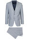Мъжки Костюм Grey Blue