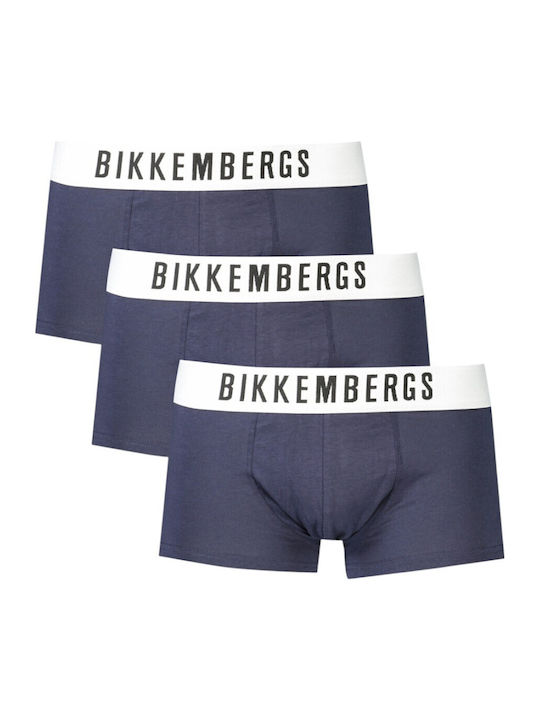 Bikkembergs Μποξεράκια 3Pack Μπλε Bikkembergs Μποξεράκια 3Pack Μπλε
