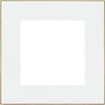 Simon 55 1-fold Frame Duo White Gold Base Trd1.166/111