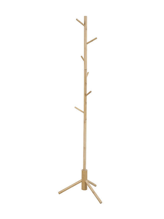 Homefit Καλόγερος Ξύλινος Μπεζ 46.5x41x180.5cm