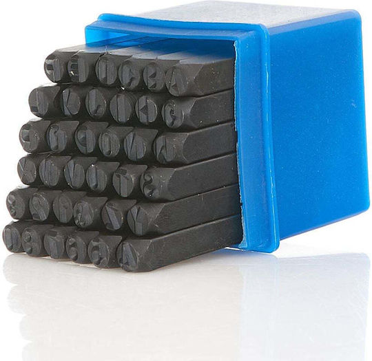 Punch Set Numbers Letters 36 Items Geko G01816