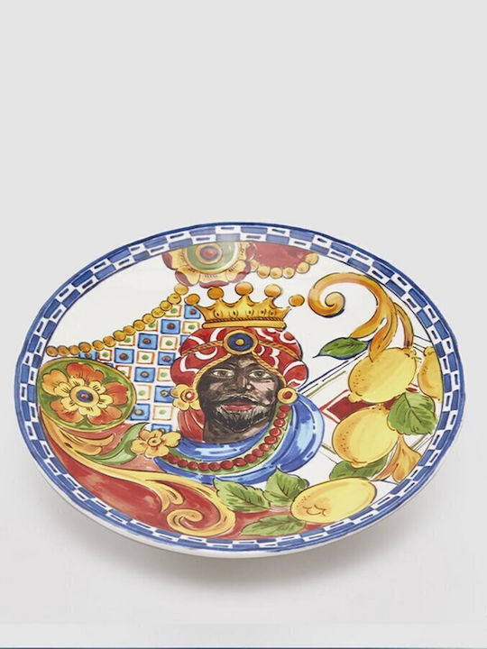 EDG Platou Decorativ Ceramică Multicoloră 1buc 21.5x21.5buc