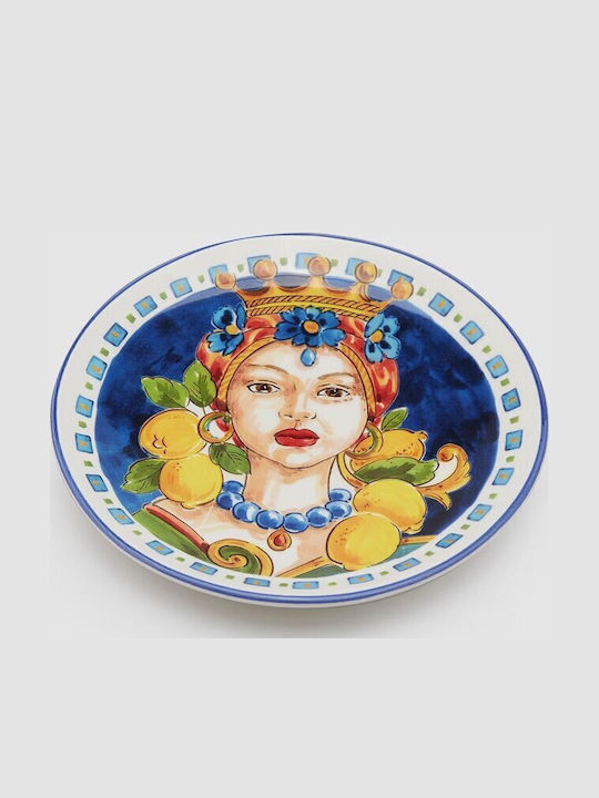 EDG Ceramic Decorative Platter Multicolour 21.5x21.5cm