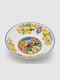 EDG Round Ceramic Decorative Platter Multicolour 23x23cm