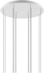 Ροζέτα Οροφής 13 Υποδοχές Φ94cm Zafferano Lgr0213 Λευκό