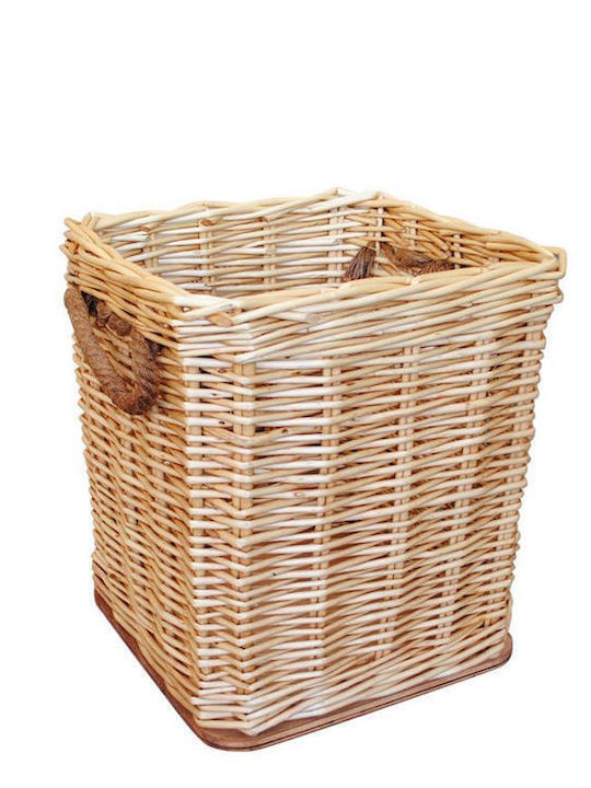 Atmosphera Decorative Basket Wicker Brown 40x40x45cm