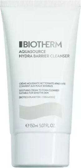 Biotherm Aquasource Hydra Barrier Κρέμα Καθαρισμού Προσώπου 150ml
