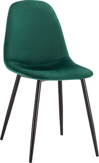 Leonardo Dining Room Velvet Chair Cypress 45x53x85cm