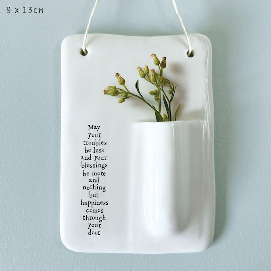 Synchronia Porcelain Vase White
