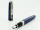 Waterman Exception Slim Blue Fountain Pen S0637100 3501170637104 Fine Nibs 18k