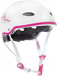 Каска Skate Raven F511 Бял Roz M 56-58