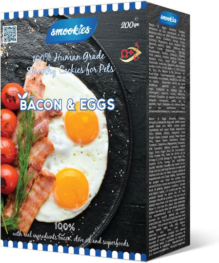 Smookies Biscuit Dog with Bacon and Egg 200gr