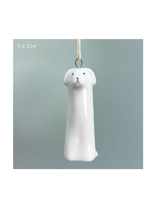 Suspendat Ornament suspendat Câine Din porțelan 2x5.3buc