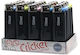 Cricket Αναπτήρας Flamme in Schwarz Farbe