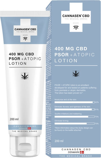 Psor + Atopic Loțiune Produse din cânepă (CBD) 400mg 200ml