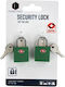 Forecast Padlock Brass with Key with TSA Certif...