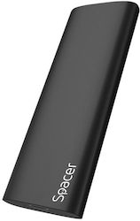 Spacer External Rack M.2 Pcie Nvme Ssd Pc Usb 3.1 Type C Interface Aluminum Sprk-m2typec-04 Black