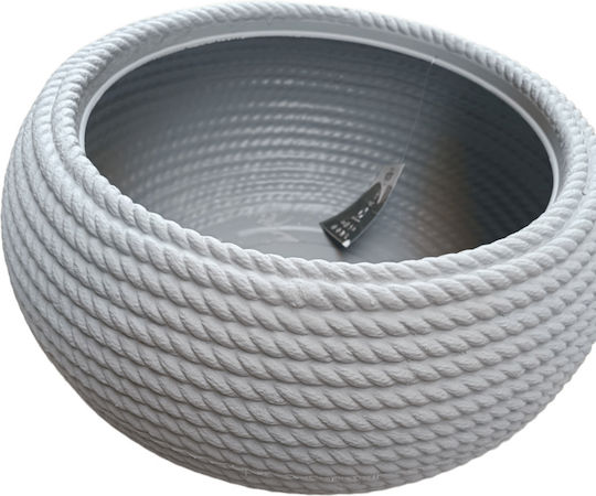 Telcom Topf Kunststoff Cool Grey 51x51x25cm.