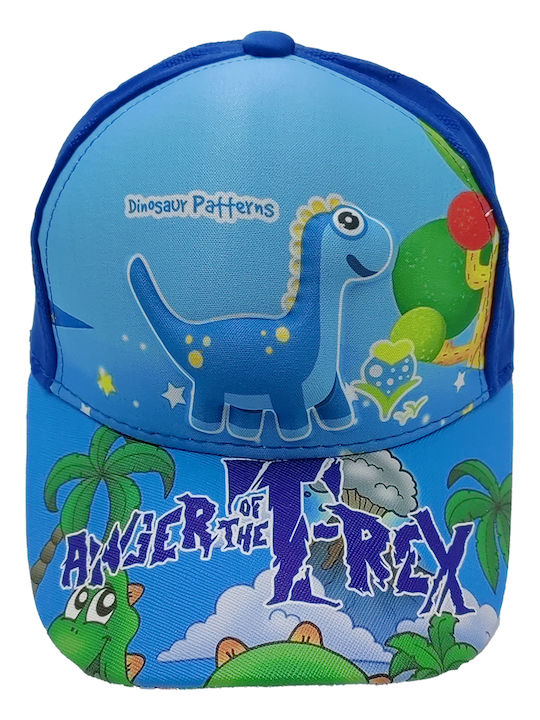 Kids' Hat Jockey Fabric Brims Trims Blue