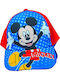 Disney Kids' Hat Jockey Fabric Mickey Cap Red