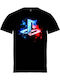 Rashguard Pegasus Negru Imprimat Playstation