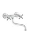 Interflex Küchenarmatur Wand Silber