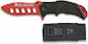 K25 Pocket Knife Educational Red in Sheath