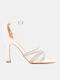 Sandals with Strass White