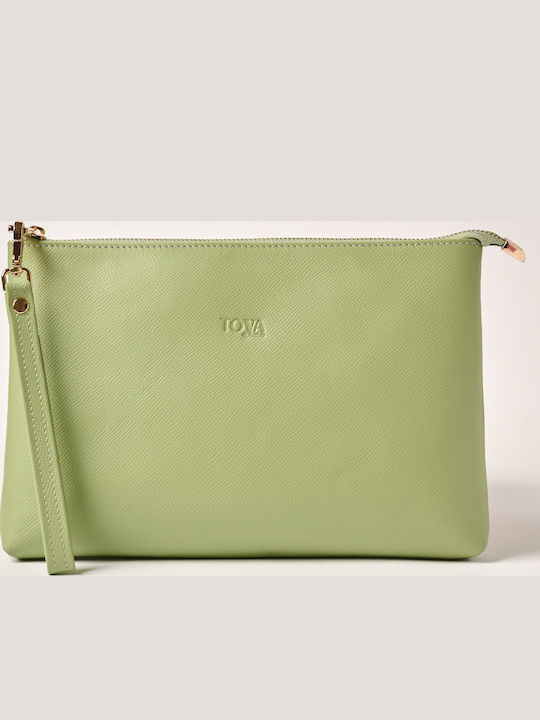 Toya Leder Damentasche Handtasche Grün