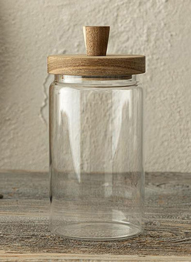 Galifas Galifas Lebensmittelgläser & Behälter mit luftdichtem Glasdeckel Transparent 9x14cm