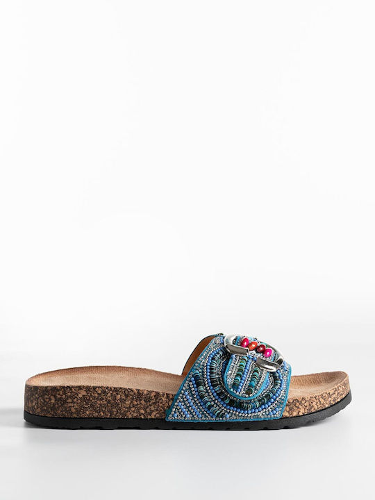 Bozikis Sandale Casual Damă Albastru K25-151-17...