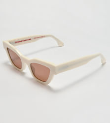 Common Ground Sunglasses Beige with Frame