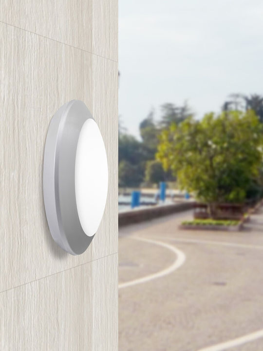 Eurolamp Επιτοίχια Εξωτερική Πλαφονιέρα E27