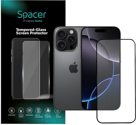 Spacer 9D 0.3мм Закалено стъкло (iPhone 16 Pro)