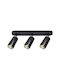 Eko Light Triple Spot with Socket GU10 in Black Color