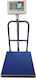 Lappas Electronic Platform Scale with Weighing Capacity of 300kg and Division 50gr