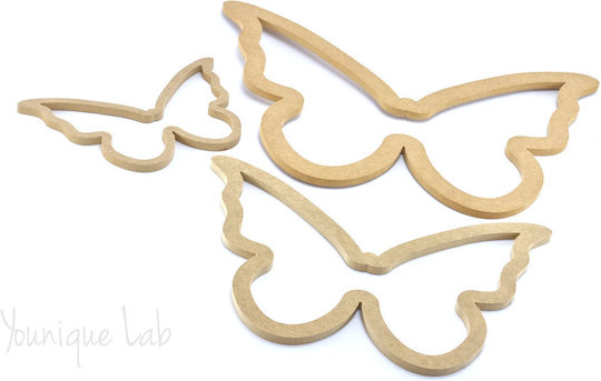 Holzstickereireifen Für Bauarbeiten Makramee Schmetterling 3 Dimensionen