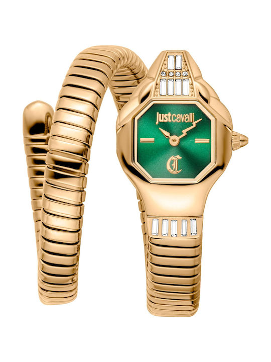 Just Cavalli Signature Snake Ceas Dama 20mm Bat...