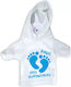Malelis Ventuză Tricou Bebe La Bord Lăbuță Albastră 18715