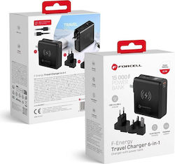 Forcell F-Energy 15000mAh 45W Μαύρο