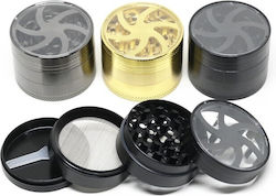 Τρίφτης Καπνού Mado 52mm 4 Parts 661-2161 Αλουμίνιο Παράθυρο Ανθρακί
